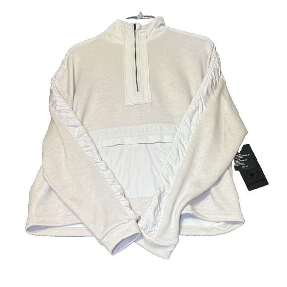 90 Degree by Reflex Scuba Divergent 1/2 Zip Womens Size Large Tan Pocket NWT - Picture 2 of 15